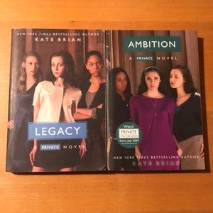 🎁 3/$15 - Pair of “Private”books by Kate Brian